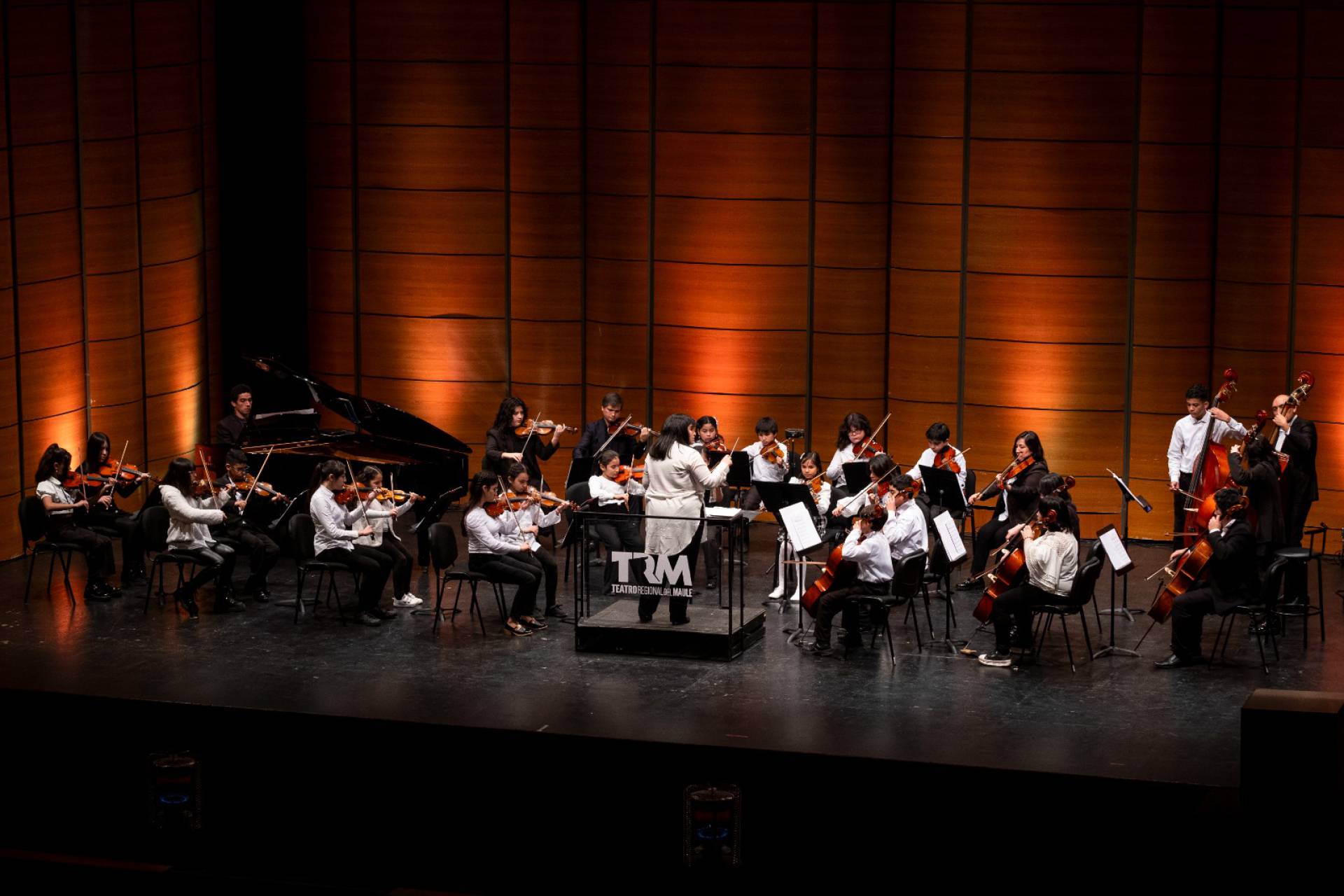 Orquesta Infantil y Juvenil del Teatro Regional del Maule se prepara para debutar en el Festival Fernando Rosas