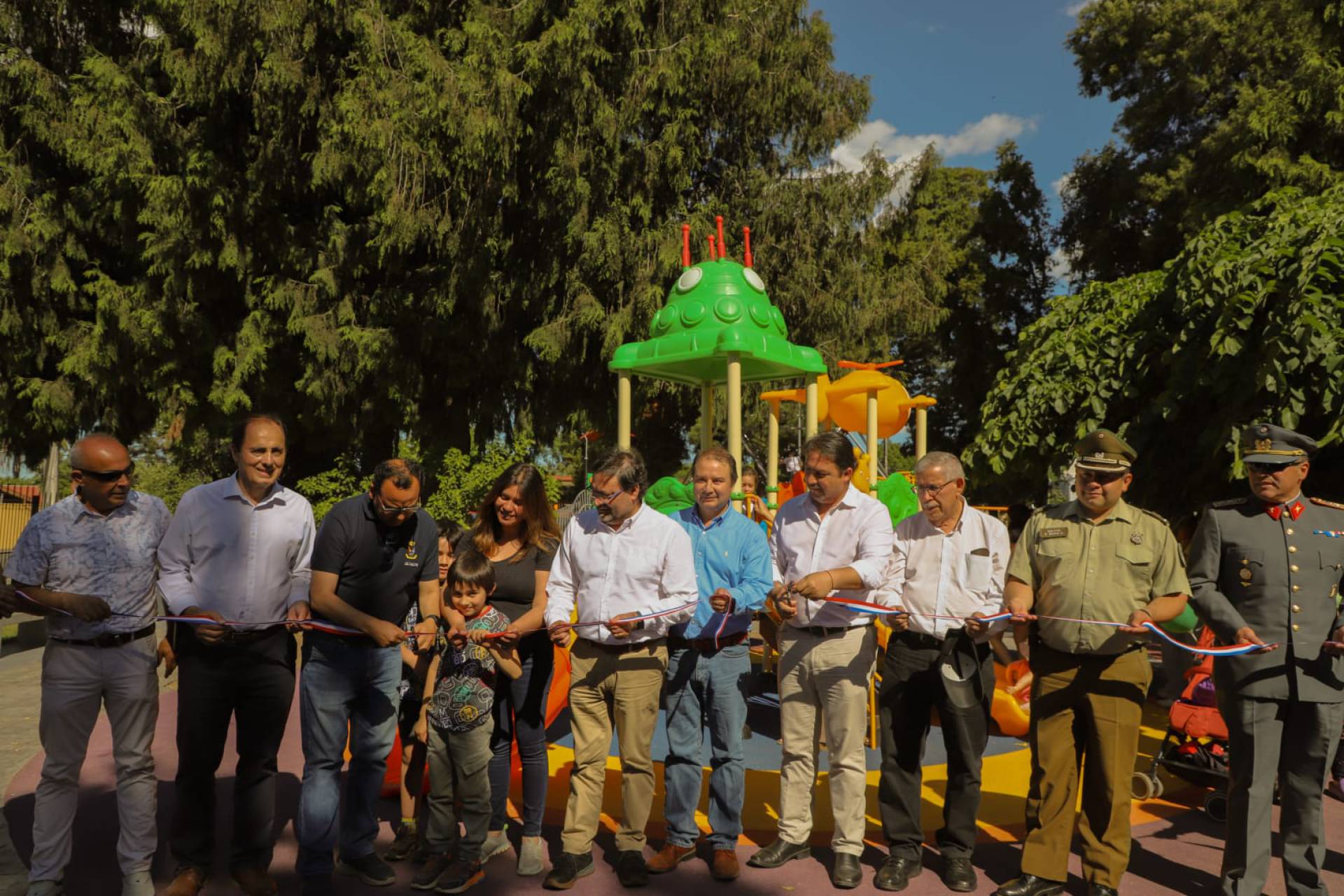 Modernos juegos infantiles inclusivos del Parque Monumental fueron inaugurados este fin de semana