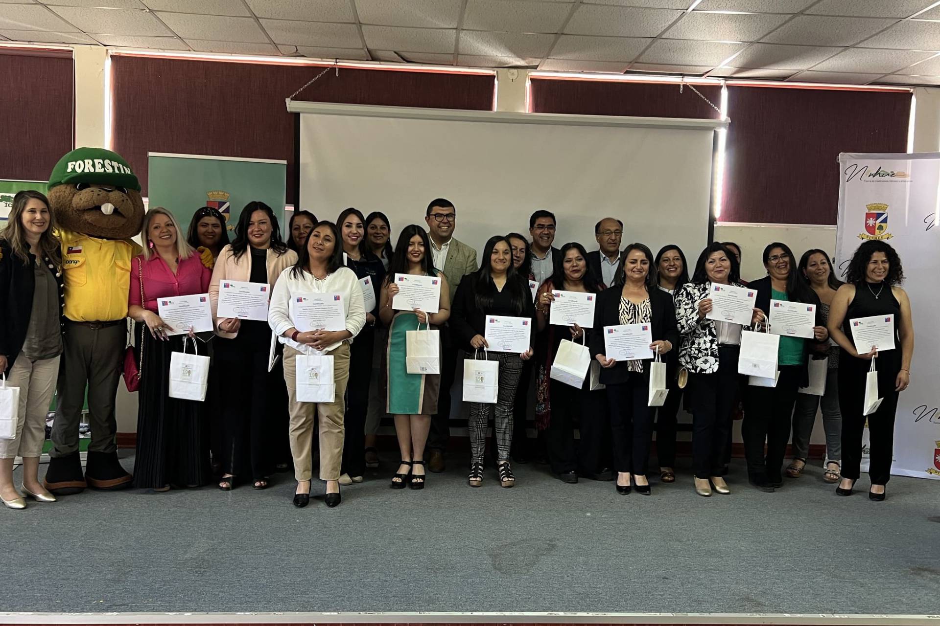 CONAF entrega certificaciones en Ñuble a beneficiarios del programa PROFOCAP 2024