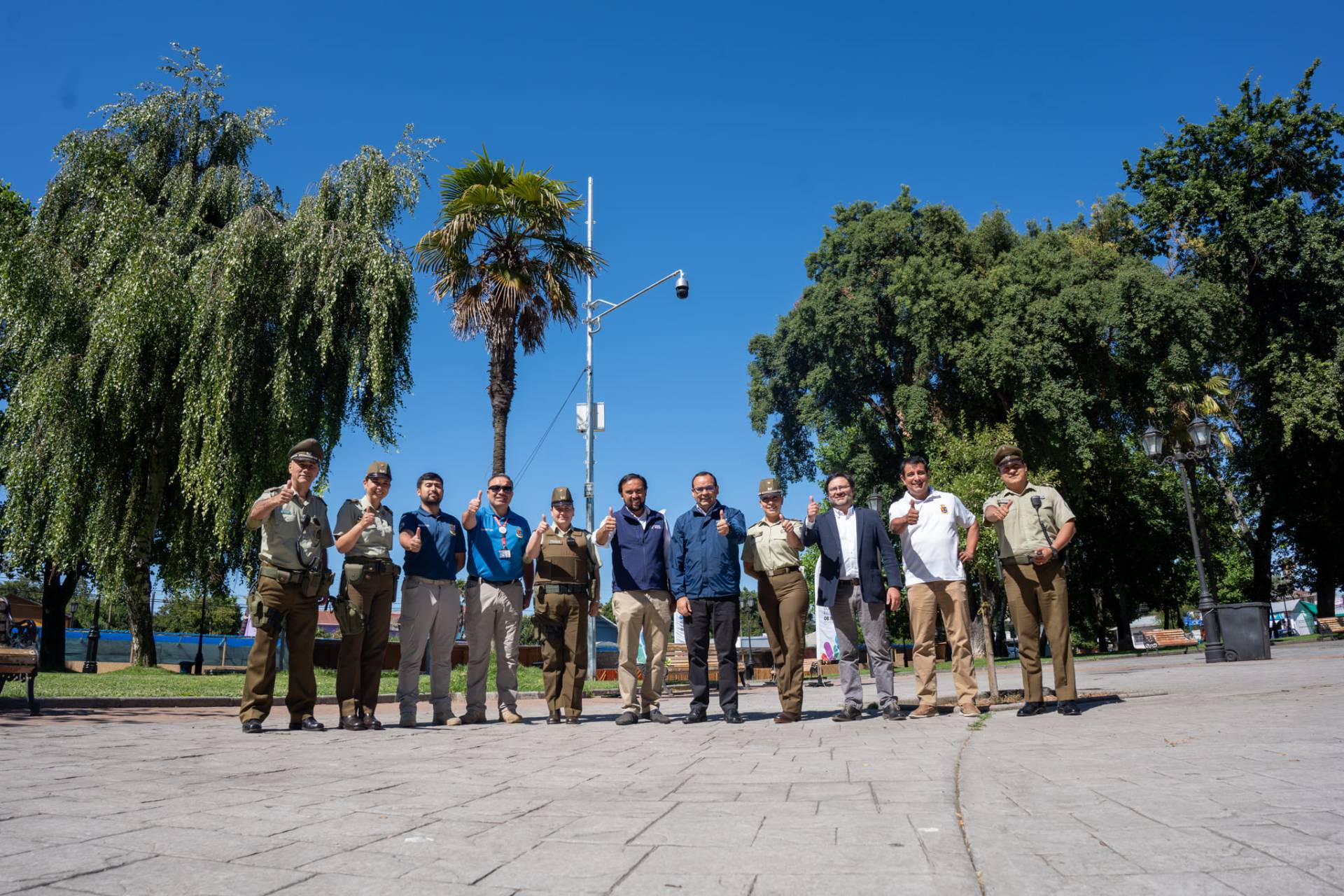 Primera Cámara de Televigilancia del Gobierno Regional queda operativa y conectada a la central de Carabineros