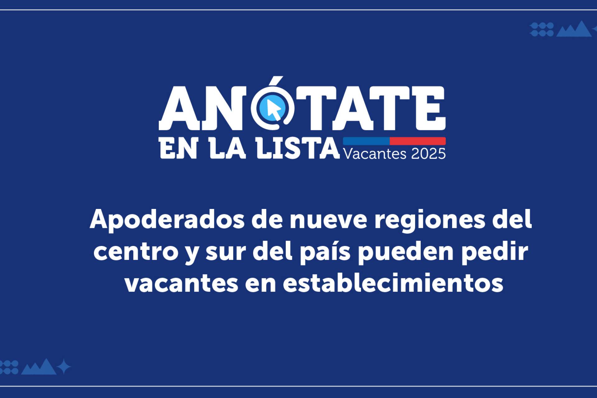 Comienza a funcionar “Anótate en la Lista” en la zona sur del país: apoderados de nueve regiones podrán solicitar vacantes en los establecimientos.