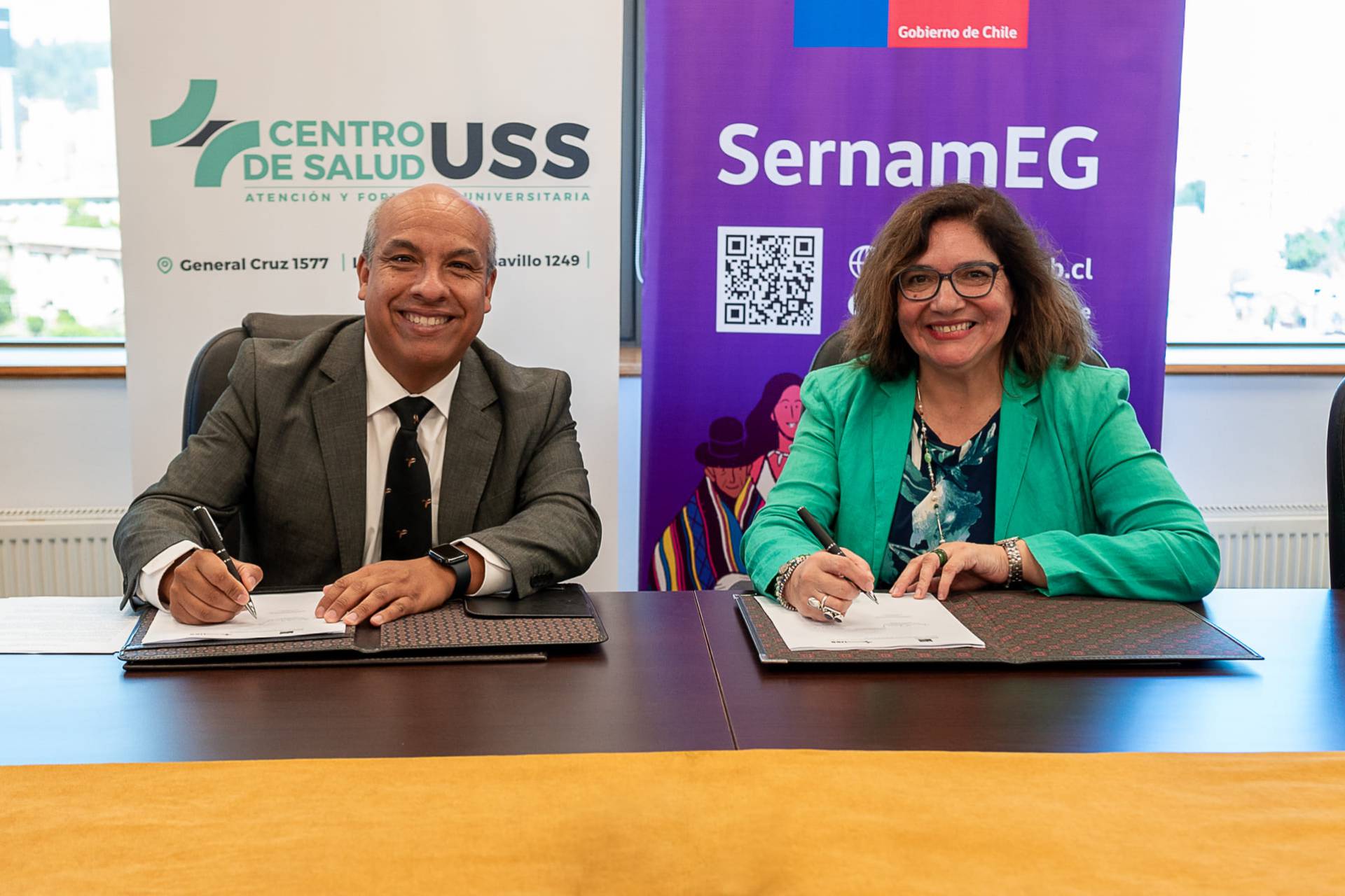 USS y Sernameg fortalecen alianza mediante convenio que beneficiará a cientos de mujeres en el Biobío