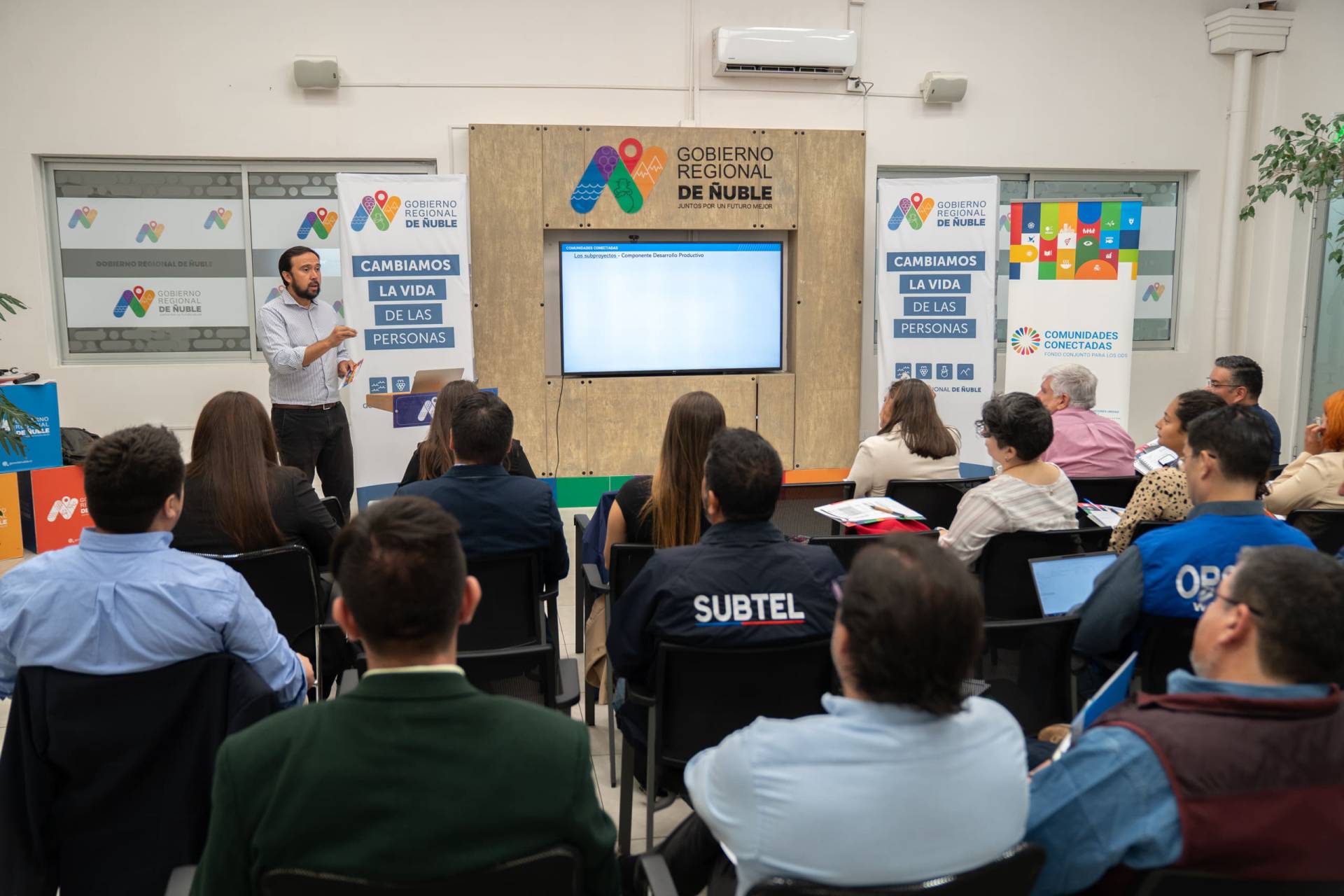 Ñuble avanza en inclusión digital con la primera sesión del Comité Técnico del proyecto Comunidades Conectadas