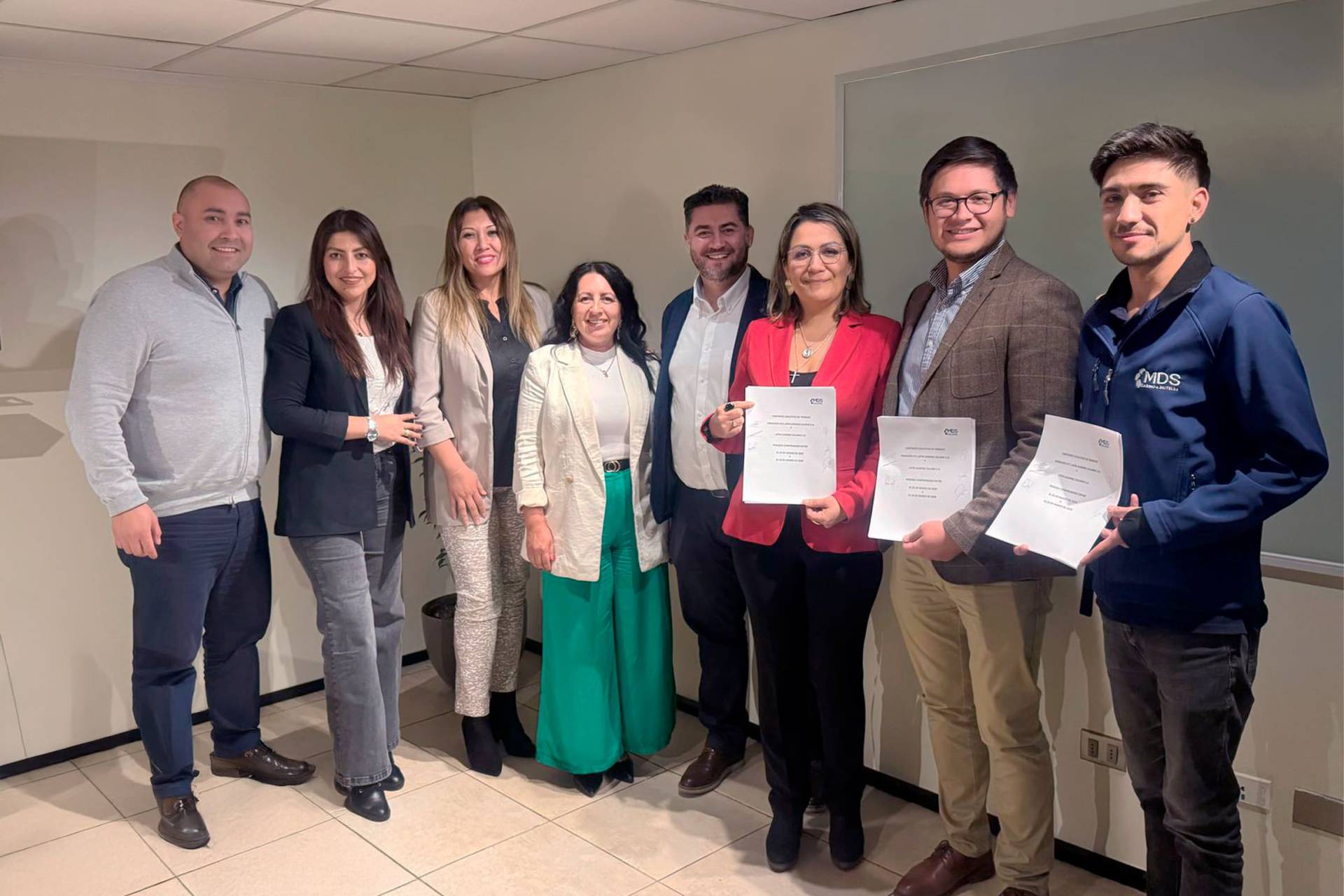 MDS Calama y Sindicato N°2 firman exitoso acuerdo de negociación colectiva