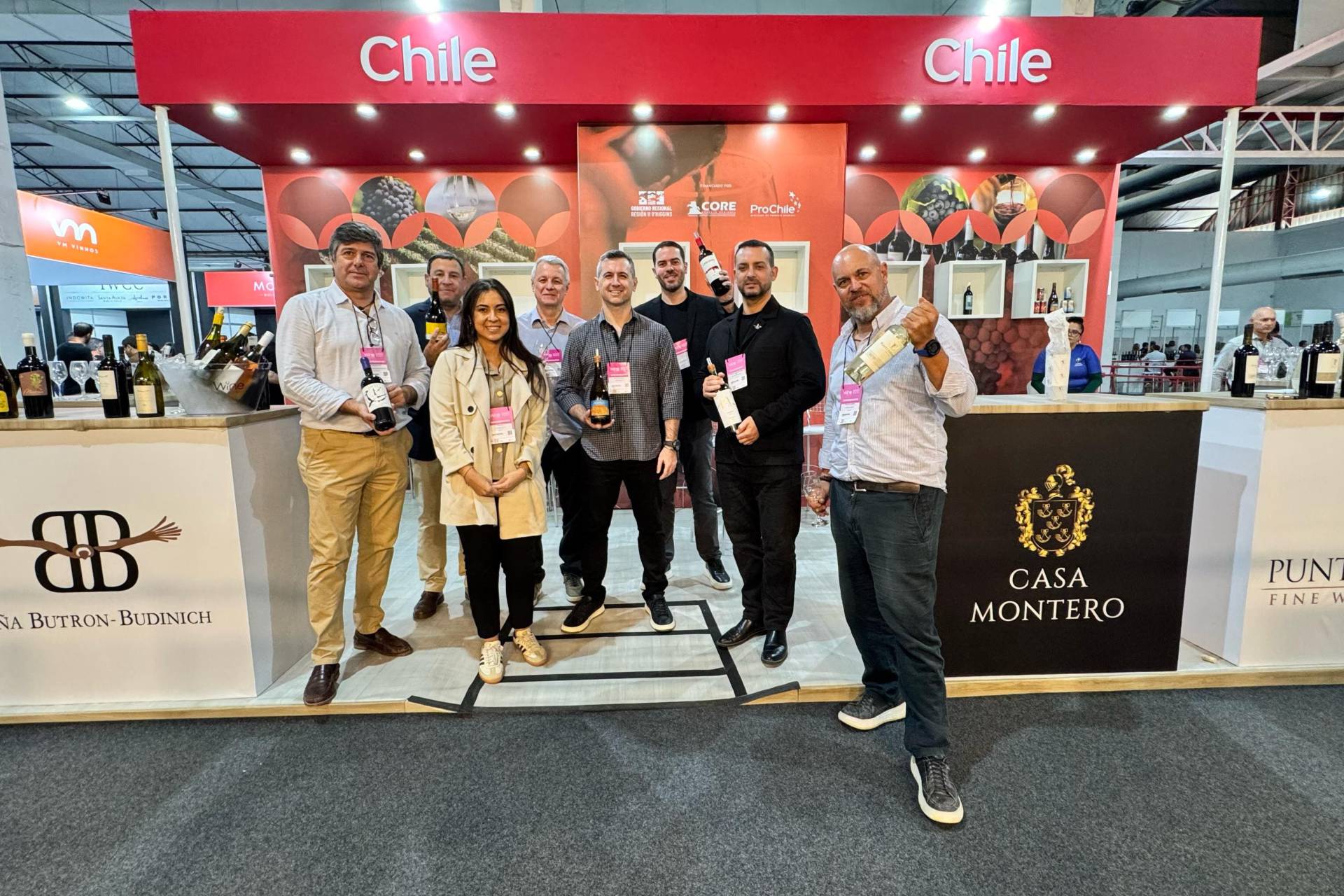 Viñas de la Región de O’Higgins presentaron su oferta de vinos en Wine South América