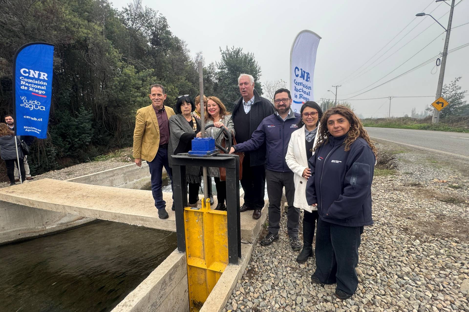 Más de 500 regantes del Maule se benefician con obras de automatización del Canal Duao y Zapata