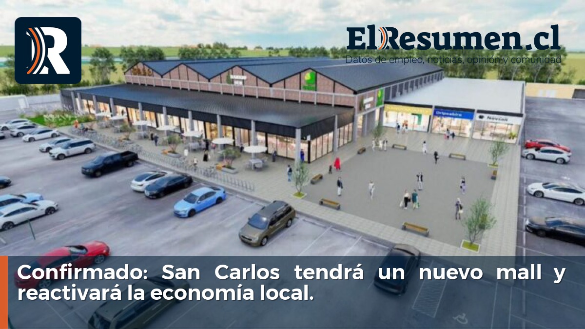 Confirmado: San Carlos tendrá un nuevo mall y reactivará la economía local.