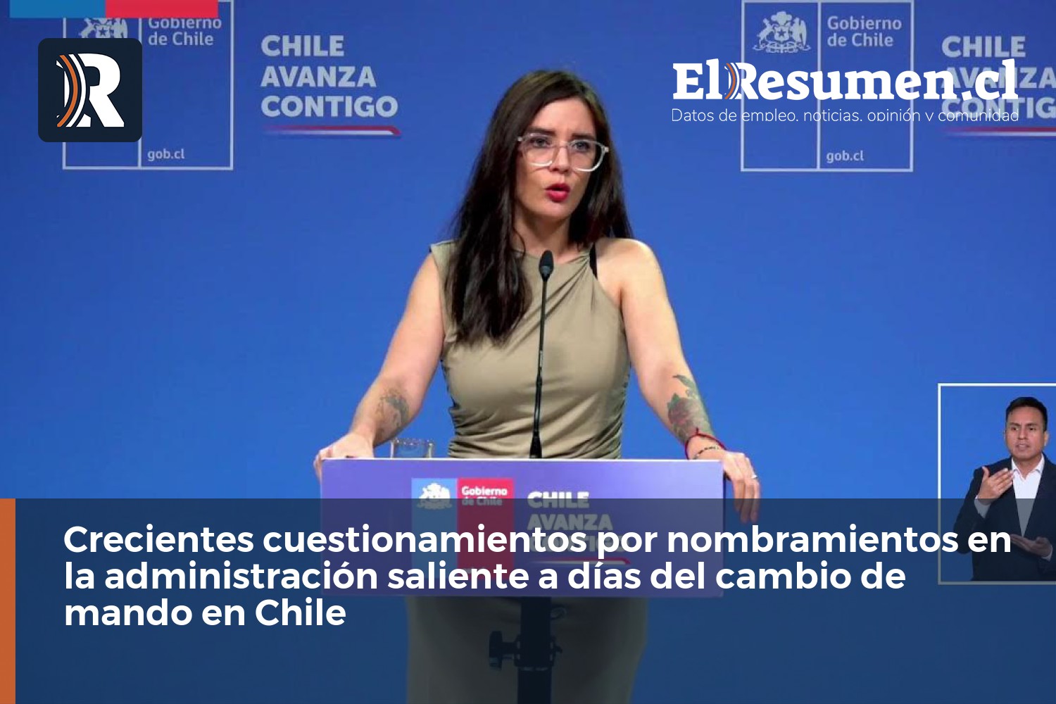 Crecientes cuestionamientos por nombramientos en la administración saliente a días del cambio de mando en Chile
