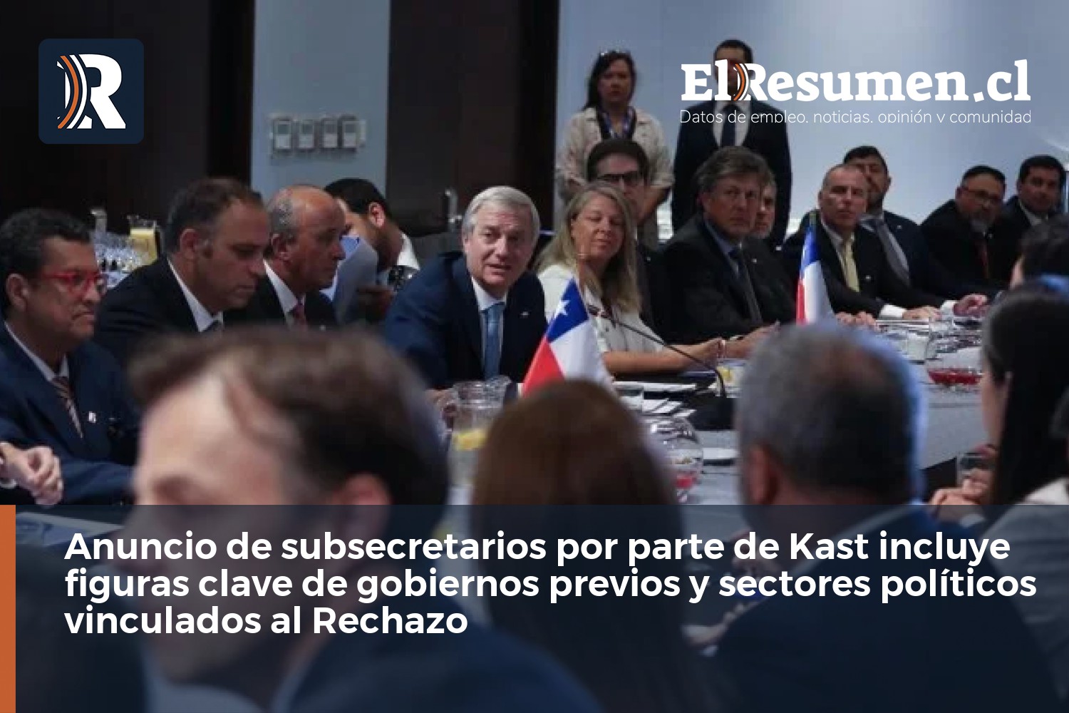 Anuncio de subsecretarios por parte de Kast incluye figuras clave de gobiernos previos y sectores políticos vinculados al Rechazo