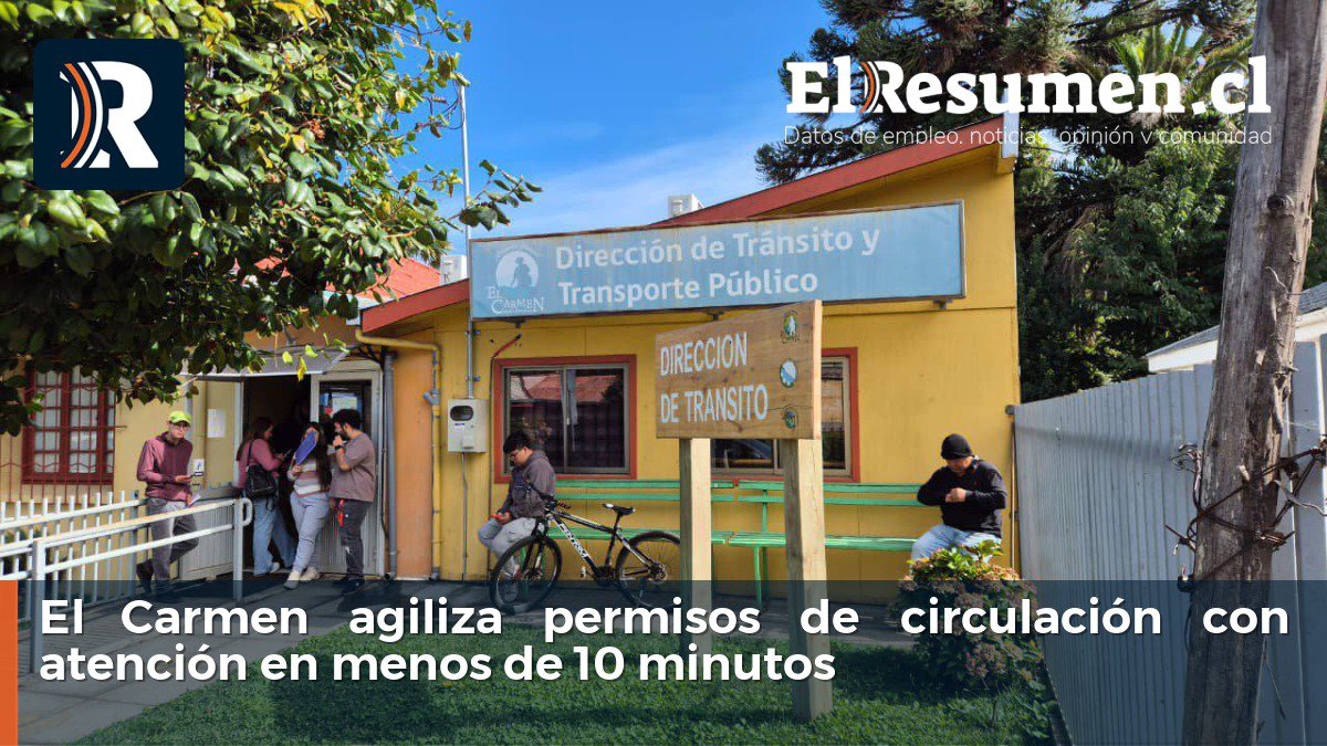 El Carmen agiliza permisos de circulación con atención en menos de 10 minutos