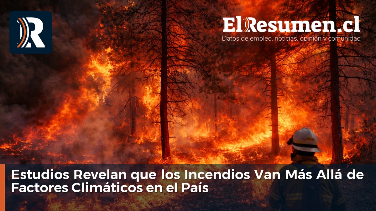 Estudios Revelan que los Incendios Van Más Allá de Factores Climáticos en el País