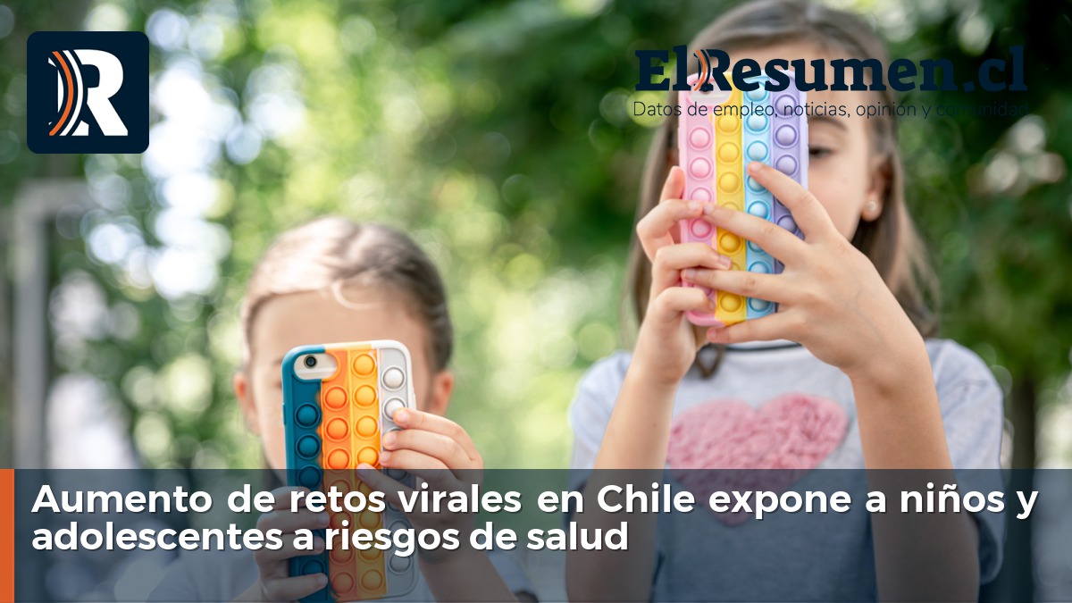 Aumento de retos virales en Chile expone a niños y adolescentes a riesgos de salud