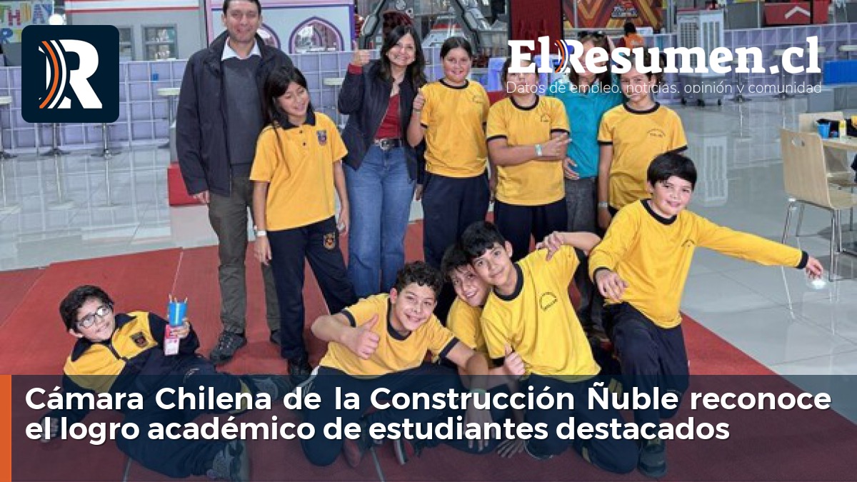 Cámara Chilena de la Construcción Ñuble reconoce el logro académico de estudiantes destacados