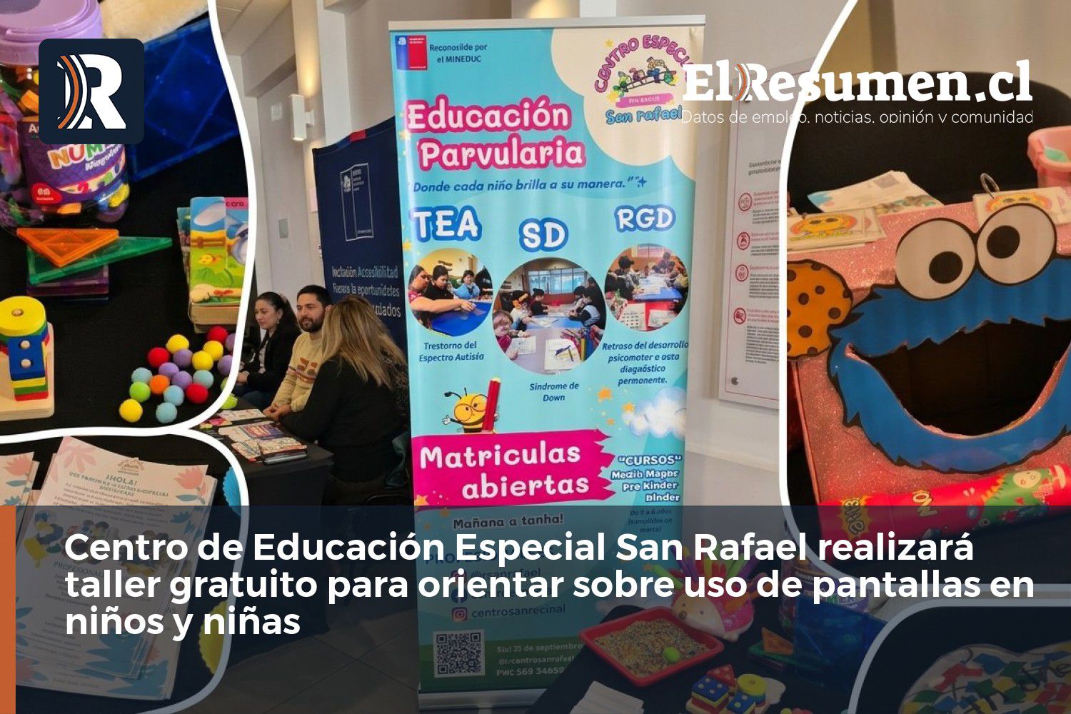 Centro de Educación Especial San Rafael realizará taller gratuito para orientar sobre uso de pantallas en niños y niñas