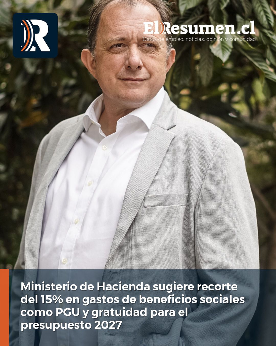 Ministerio de Hacienda sugiere recorte del 15% en gastos de beneficios sociales como PGU y gratuidad para el presupuesto 2027