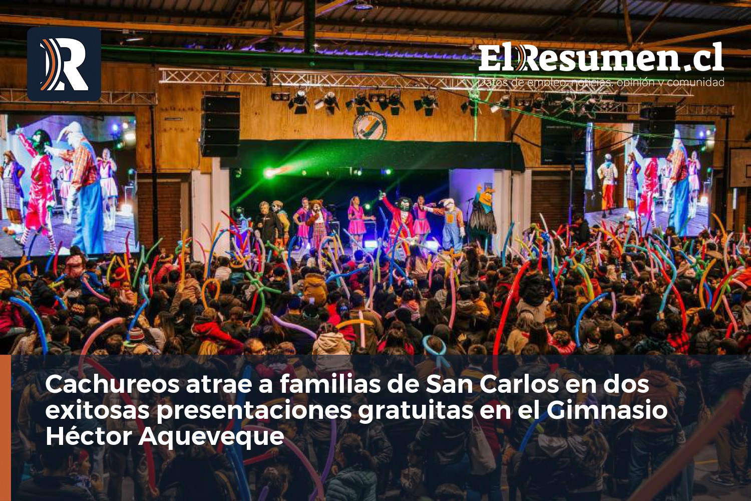 Más de 3 mil personas se reúnen en San Carlos para disfrutar de las funciones gratuitas de Cachureos durante las vacaciones de invierno. El pasado …