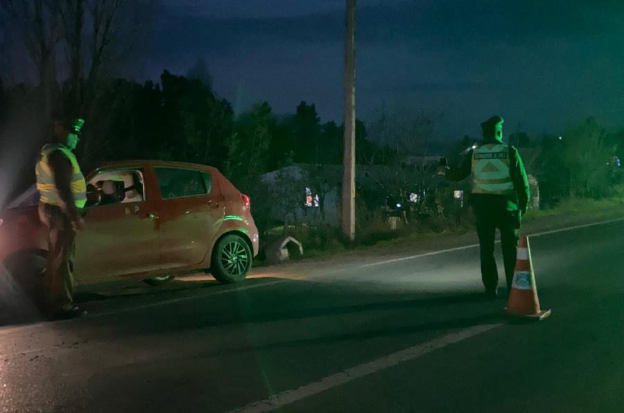 Despliegue policial dejan cuatro detenidos en sectores de riesgo delictual en Ñuble