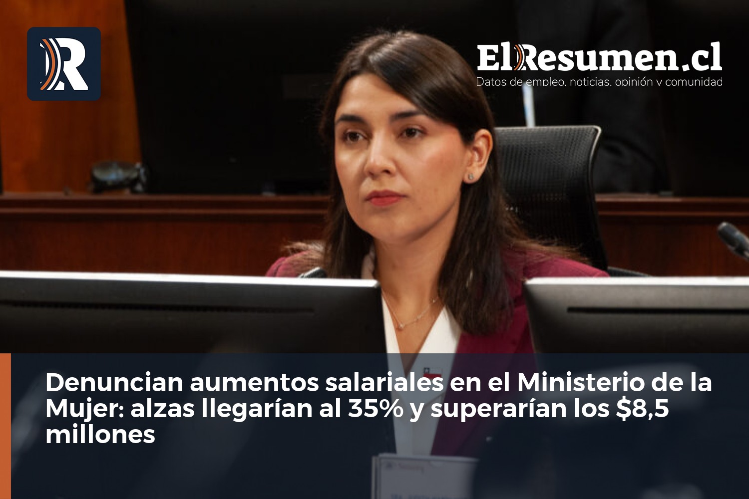 Denuncian aumentos salariales en el Ministerio de la Mujer: alzas llegarían al 35% y superarían los $8,5 millones