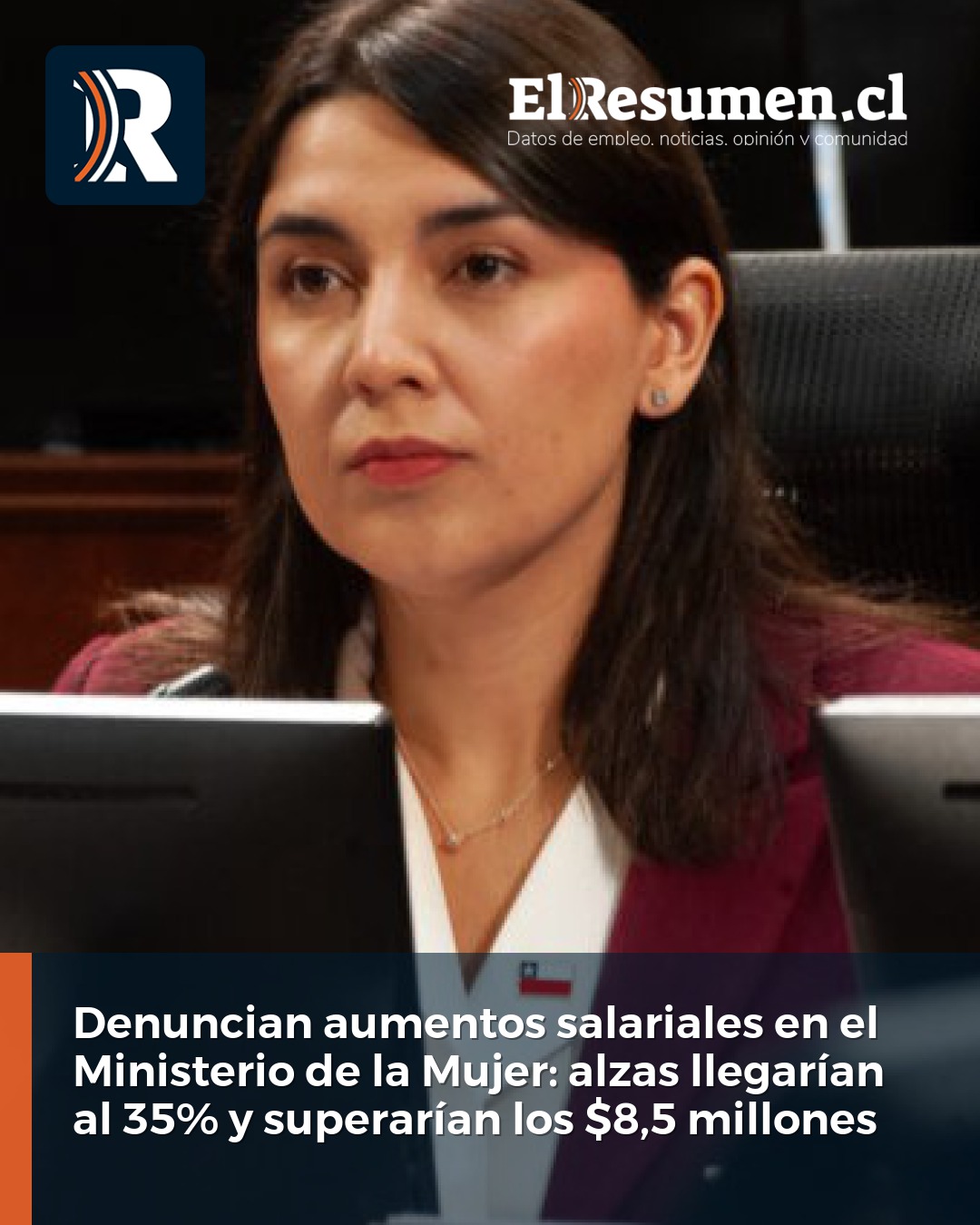 Denuncian aumentos salariales en el Ministerio de la Mujer: alzas llegarían al 35% y superarían los $8,5 millones